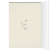 Osterfrühlingshähnchen, einfach zeichnend (Innen (Links))