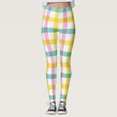 Osterfrühlingsmuster Leggings (Vorderseite)