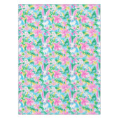 Osterfrühlingssaison Bunnies Blume Preppy Tischdecke (Vorderseite)