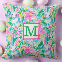 Osterfrühlingssäule Blume Preppy Monogram