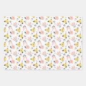 Osterfrühlingssäule Set von 3 Wrapping Paper Geschenkpapier Set (Vorderseite 2)