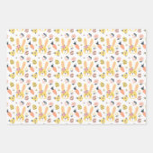 Osterfrühlingssäule Set von 3 Wrapping Paper Geschenkpapier Set (Vorderseite)