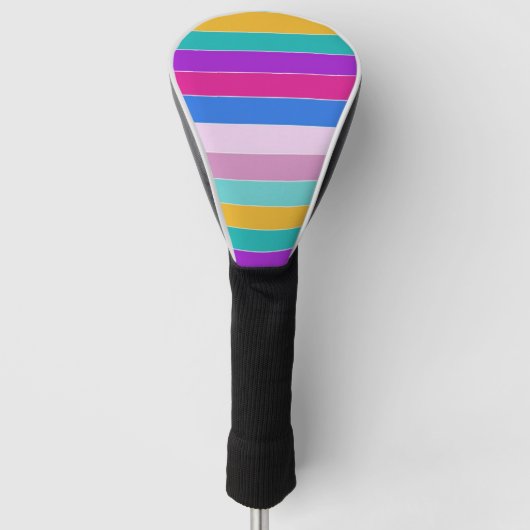 Osterfrühlingsstreifen Golf Headcover (Vorderseite)