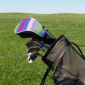 Osterfrühlingsstreifen Golf Headcover (In SItu)