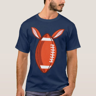 Osterfußball Bunny Ears Happpy Ostertag T-Shirt