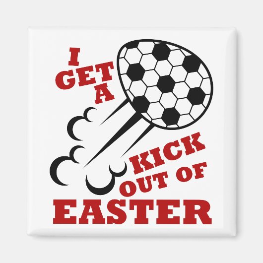 Osterfußball Niedlich bekomme ich ein Kick aus Ost Magnet (Vorne)