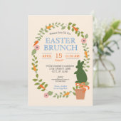 Ostergarten - Einladung (Stehend Vorderseite)