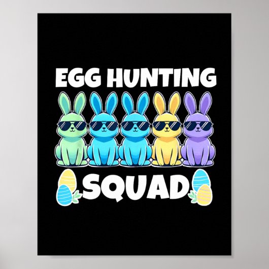 Ostergebläse Spaß Ei Jagdtag Poster (Vorne)