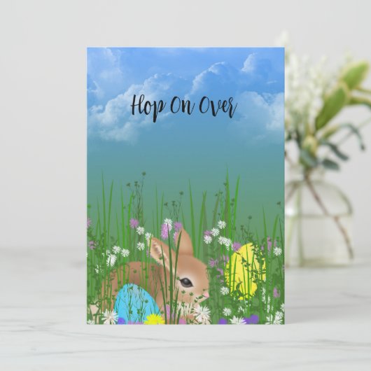 Ostergeblasenes Ei Hunt Party (Stehend Vorderseite)