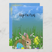 Ostergeblasenes Ei Hunt Party (Vorne/Hinten)