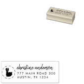 Ostergeblasenes Ei Rücksendeadresse Gummi Briefmar Gummistempel (Stempel)