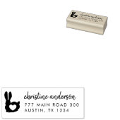 Ostergeblasenes Ei Rücksendeadresse Gummi Briefmar Gummistempel (Stempel)