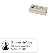 Ostergeblasenes Ei Rücksendeadresse Gummi Briefmar Gummistempel (Stempel)