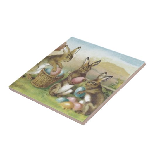 Ostergeblasenes, farbig gestrichenes Eierfeld Fliese (Seite)