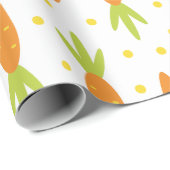 Ostergeblasenes Muster Gruß und Name des Kindes Geschenkpapier (Rolleneckpunkt)