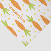 Ostergeblasenes Muster Gruß und Name des Kindes Seidenpapier (Detail)