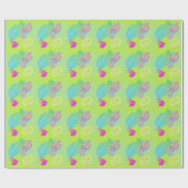 Ostergeblasenes Wrapping Paper Geschenkpapier (Flach)