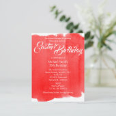 Ostergeburt Chic und Moder Einladung (Stehend Vorderseite)