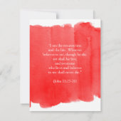 Ostergeburt Chic und Moder Einladung (Rückseite)