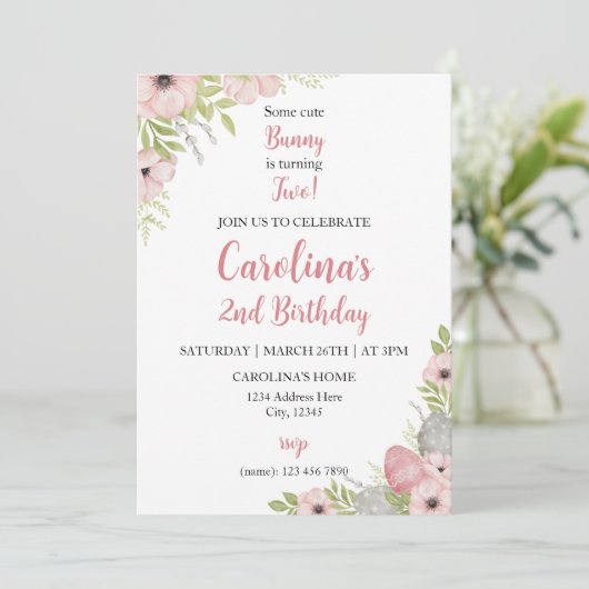 Ostergeburt Einladung (Stehend Vorderseite)