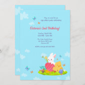 Ostergeburt Einladung (Vorne/Hinten)