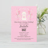 Ostergeburt Einladung für das erste Jahr (Stehend Vorderseite)