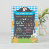 Ostergeburt Einladung für Junge (Stehend Vorderseite)