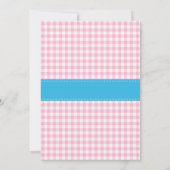 Ostergeburt Einladung für Mädchen (Rückseite)