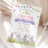 Ostergeburt Einladung, Osterhase Einladung