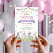 Ostergeburt Einladung, Osterhase Einladung