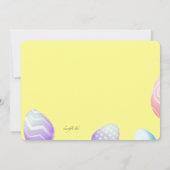 Ostergeburt Foto Einladung (Rückseite)