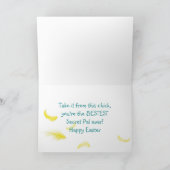 Ostergeheimnis - Küken Feiertagskarte (Innenseite)