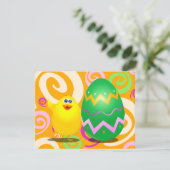 Ostergeile Feiertagskarte (Stehend Vorderseite)