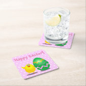 Ostergeile Rechteckiger Pappuntersetzer (Vor Ort)