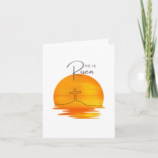 Ostergeklappte Ferienkarte Feiertagskarte (Vorderseite)