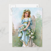 Ostergel Feiertagspostkarte (Vorne/Hinten)