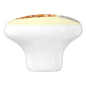 Ostergelbe Keramik Keramikknauf (Seitenansicht)