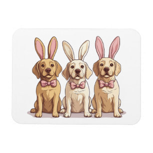 Ostergelbe Labrador Retriever Hunde Magnet