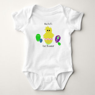 Ostergelbes Kichergrün Baby Strampler