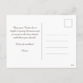 🐇 Ostergenuss Feiertagspostkarte (Rückseite)