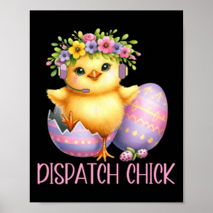 Ostergeschenk 911 für die Dispatcher-Polizei-Dispa Poster