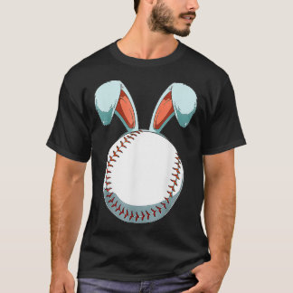 Ostergeschenk Baseball Ostertag Lustiger Osterhase T-Shirt