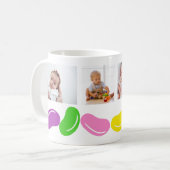 Ostergeschenk Foto Tasse mit Jelly Beans (Vorderseite Links)