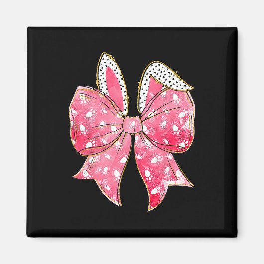 Ostergeschenk Fröhliches Ostergeschenk Hase Schlei Magnet (Vorne)