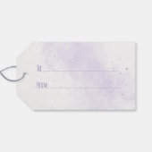 Ostergeschenk-Tags mit Blumenmotiven Geschenkanhänger (Rückseite Horizontal)