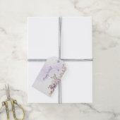 Ostergeschenk-Tags mit Blumenmotiven Geschenkanhänger (Mit Garn)