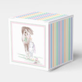 Ostergeschenk-Verpackung Pferd und Osterhase Geschenkschachtel (Vorderseite)