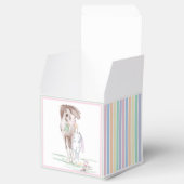 Ostergeschenk-Verpackung Pferd und Osterhase Geschenkschachtel (Geöffnet)