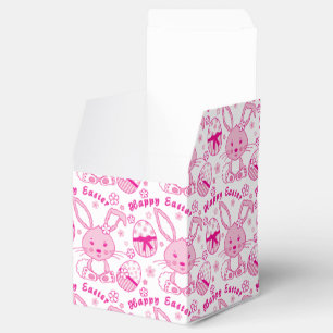 Ostergeschenkbox mit Hasen-Ei-Muster Frohe Ostern Geschenkschachtel