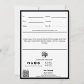 Ostergeschenkgutschein für moderne kleine Unterneh (Rückseite)